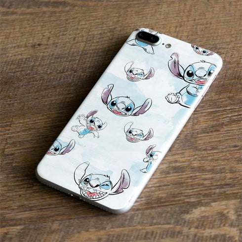 Disney Lilo and Stitch Pattern iPhone 8 Plus Skin